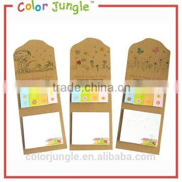 Cheap eco custom sticky note pad,cute fridge magnet notepad