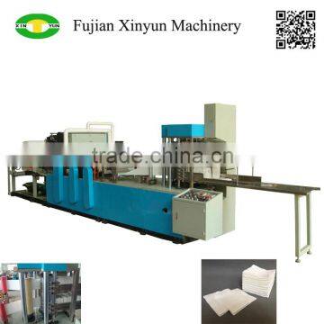 High production air-laid napkin paper folding machine