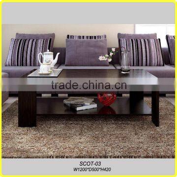 Modern and wood panel style coffee table/living room tables