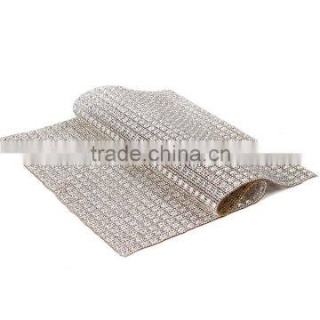 2016 Xiumao Factory Rhinestones Meshes/aluminum/brass Hotfix Mesh/metallic Mesh Fabric With Spangles photo-2