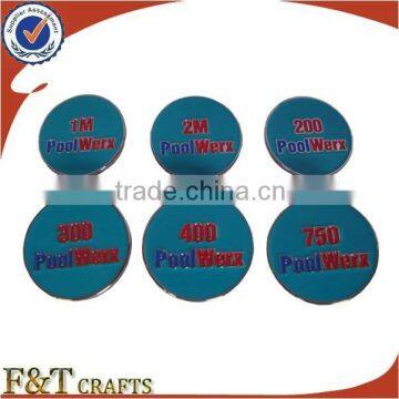 round metal name badges cheap for wholesale
