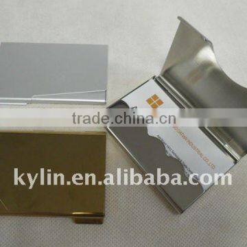 Alumium name card holder with square shape