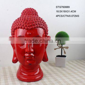 China factory wholesale unique Meditating pink buddha statue