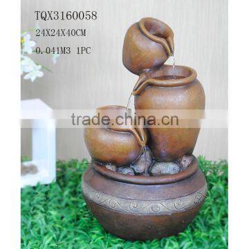 Resin indoor home pot clay water fountain decoration                        
                                                                                Supplier's Choice