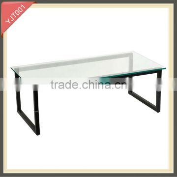 glass modern restaurant stainless steel latest designs dining table