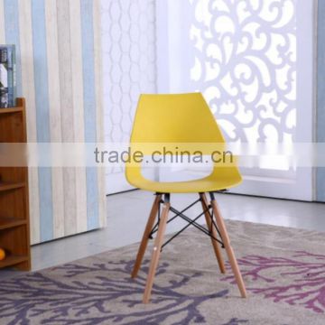 guangzhou yellow baby shell bistro chair sturdy plastic chair