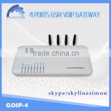 voip gsm gateway 4 / 8 / 16 / 32 ports termincal gateway hot selling with free sim server