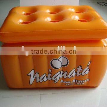 PVC inflatable Coolers water floating can Coolers PVC comply USA and EU Market