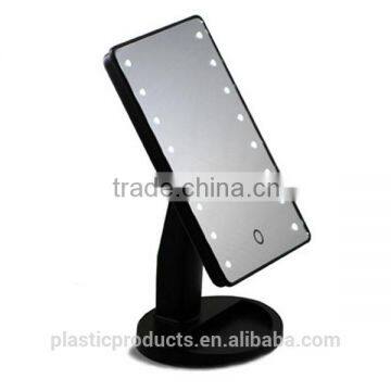 Vanity LED lighted dressing desktop make up mirror With Touch Screen Sensor Switch                        
                                                Quality Choice