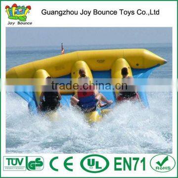 pvc inflatable flying fish / banana boat ,floating inflatable flying fish