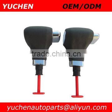 High Quality YUCHEN Automatic Gear Shift Knob Covered Geniune Real Leather For VW Tiguan Bora Golf Skoda Octavia 2007-2014