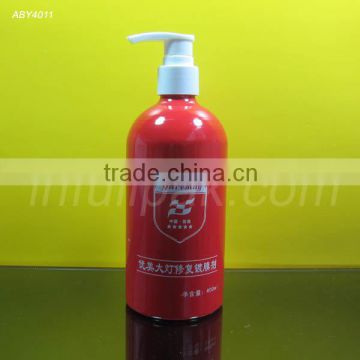 400ml Aluminum bottles for shampoo and conditioner