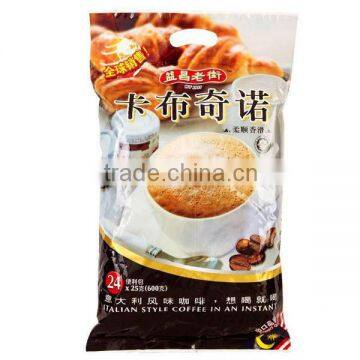 Coffee packaging bag with handle