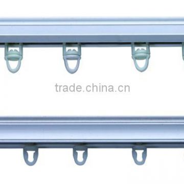 Plastic curtain accessories silding pvc bendable curtain track