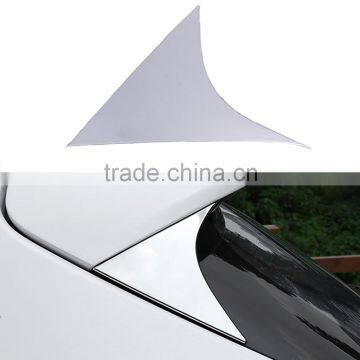 Car Styling Rear Window Windshield Side Triangle Chrome Trim For Hyundai Tucson 3th 2015+ 2016 LHD ABS Exterior Accessories