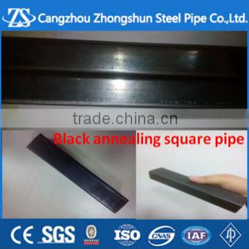 black annealing 25*1.5mm square tube and rectangular steel and pipe