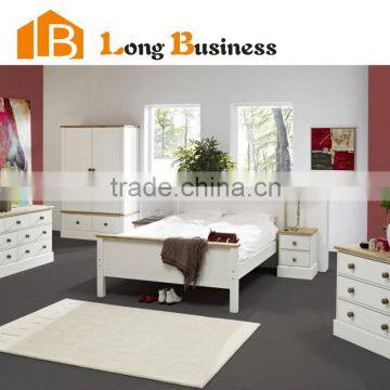 LB-DD5021 Zhejiang factory custom bedroom furniture bed, wardrobe, nightstand