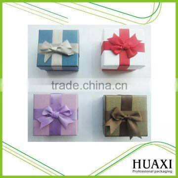 Small Ribbon Bowknot Christmas Paper Gift Box