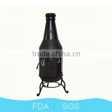 heat resistant bottle shaped fire pit cast iron fire pit