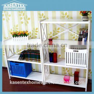 Three Layers Wooden Shelf Solid Wood multi-layer shelf