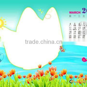 2014 custom poster calendar printing calendar wholesale