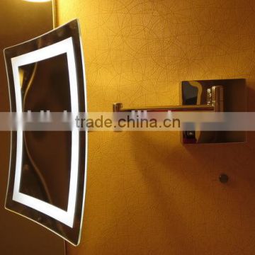 Lighted Wall Makeup Mirror with 5X Magnifying