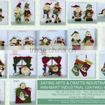 santa and snowman christmas decoration