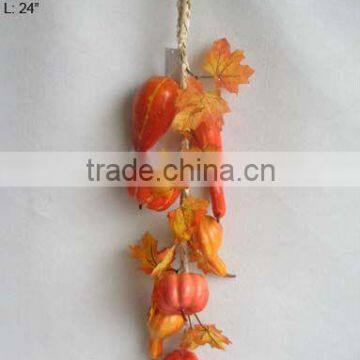 2014 Artificial Fruits Fake Pumpkin String 24 inch Artificial Pumpkin String