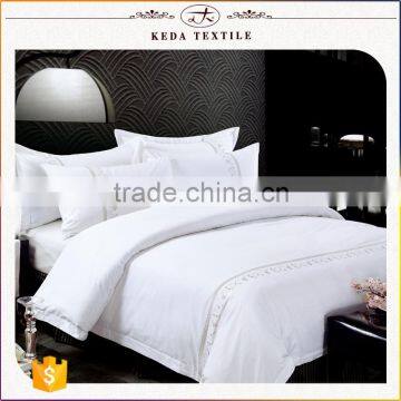 Chinese manufacturers hotel use solid color dyeing comfortable fabric 100% cotton hotel life sheet sets