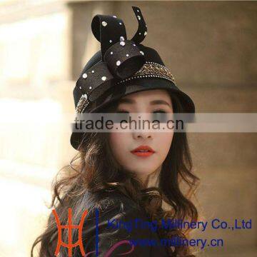 Wholesale Fashion Lady's Wool Felt Hat