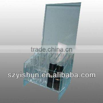 acrylic chewing gum display shelf
