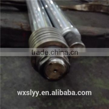 Induction hardened chrome plated steel bars