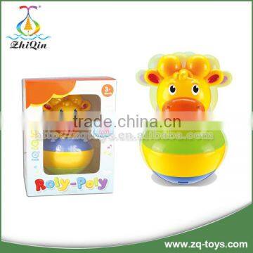 Funny plastic tumbler toy baby rotating toys with EN71,ASTM certificate