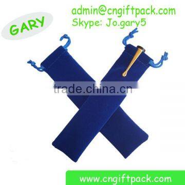 alibaba new pen bag blue velvet bag 4*8 cm