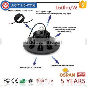 Aluminum SMD3030 32000LM 200W Led High Bay Light photo-6
