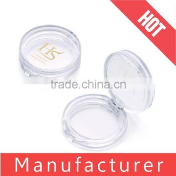 Custom Round Transparent Empty Compact Powder Case