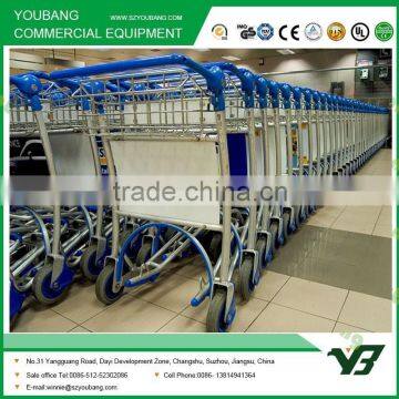 Functional airline luggage trolley