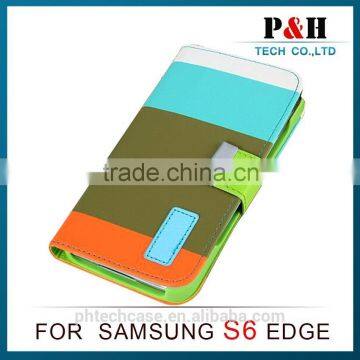 Mercury Wallet Leather Case New Arrival for Samsung Galaxy s6 Cover photo-4