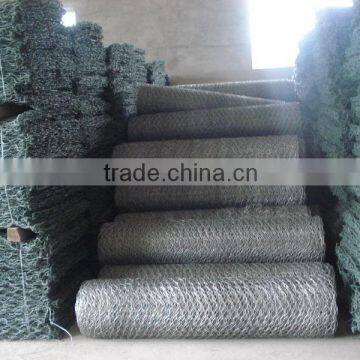 Coated/galfan gabion mesh