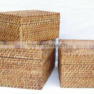 Bamboo Rattan Box CD06197-3BR