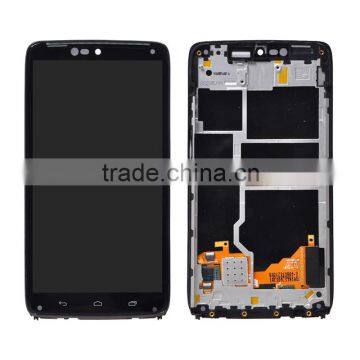 Original Genuine LCD Screen With Digitizer And Frame Assembly For Motorola Droid Turbo XT1225 XT1254 - Black
