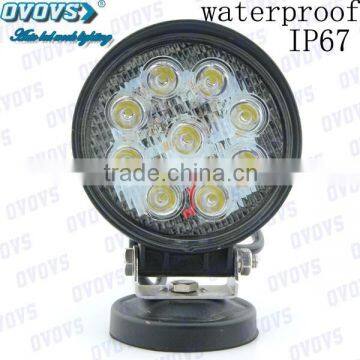 Low Price 12volt 27W Led Work Light with High Quality for Mining Truck, Jeep, Offroad Vechicles