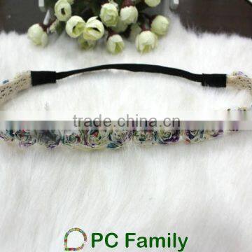 Fashion man-made elastic headband