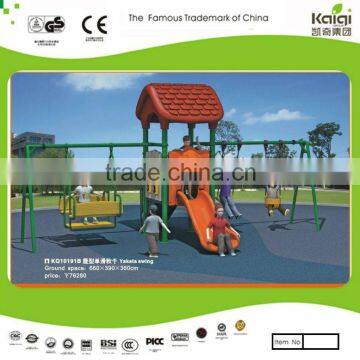 Updated KAIQI hot sale swing and slide/funny playground/park playground