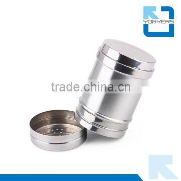 Rotatable Stainless Steel Salt And Black Pepper Shakers & Toothpick Holder photo-5