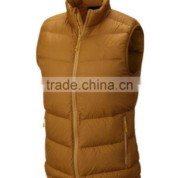Hot High Quality Winter Outwear Lightweight Goose Feather Down Puffy waistcoat for men                        
                                                Quality Choice