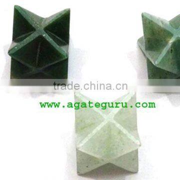 Mix Green Aventurine Merkaba Star : Merkaba Star Wholesaler