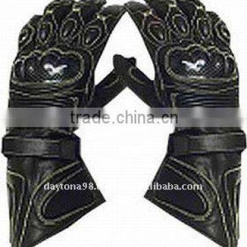 Leather Motorbike Racing Gloves , Garments