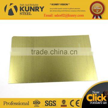 High Quality 0.25mm tinplate with golden lacquer for food cans