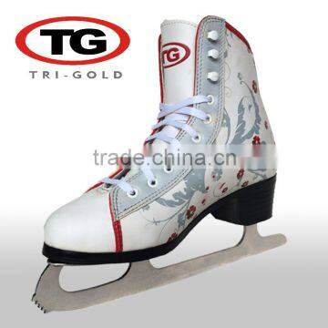 high quality Aluminum blade ice figure skate for ice rink, ice skate shoes